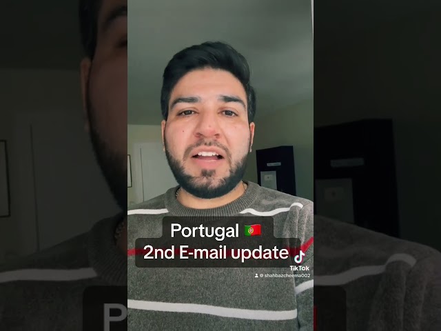 Portugal 🇵🇹 immigration E-mail update #portugal #visa #shorts