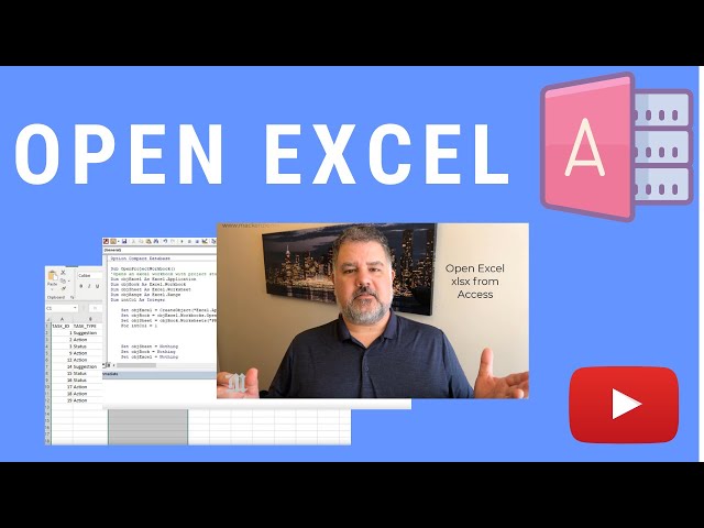 How to Open Excel from Access Using VBA