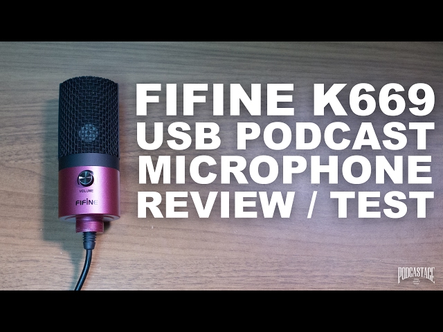 FiFine K669 USB Podcast Microphone Review / Test