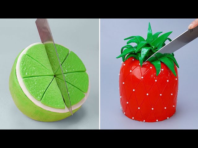 Awesome Fondant Fruit Cake Hacks | Oddly Satisfying Cake Dessert Compilation