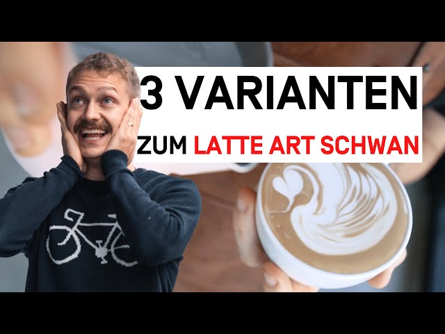 Latte Art Schwan | Cappuccino mit Muster Tutorial Deutsch | Latte Art Fortgeschritten