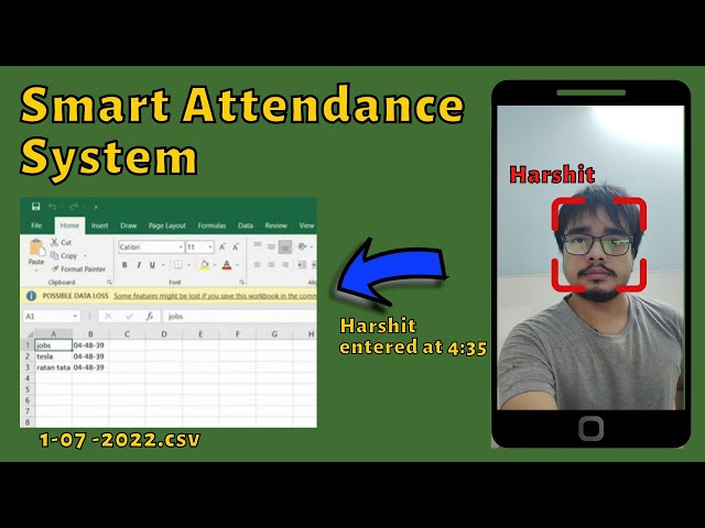 Facial Recognition attendance system using python
