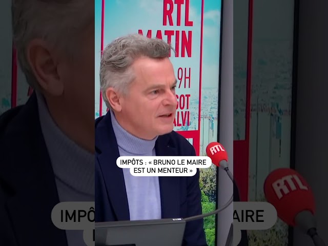 Impôts" : "Bruno Le Maire est un menteur", estime Fabien Roussel