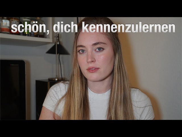 POV: du triffst eine Amerikanerin, die gebrochenes deutsch spricht