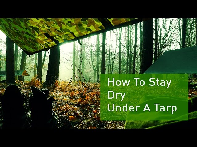 How To Stay Dry Under A Tarp
