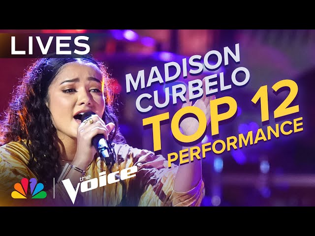Madison Curbelo Performs "Yesterday" | The Voice Lives | NBC