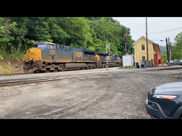 CSX train @ Thurmond, West Virginia