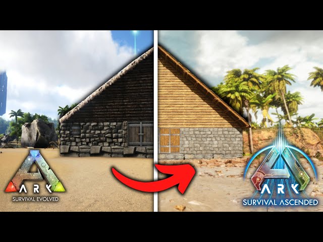 ARK Building Comparison - Survival Evolved VS Survival Ascended