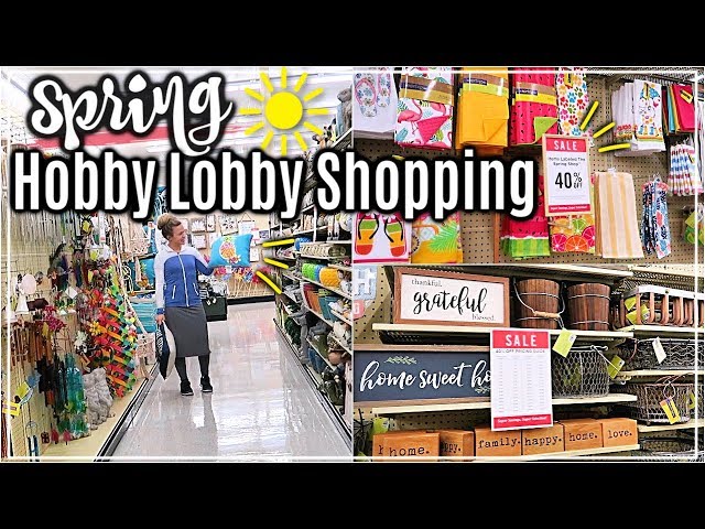 ULTIMATE HOBBY LOBBY SHOP WITH ME SPRING 2019🌷| HOBBY LOBBY HAUL