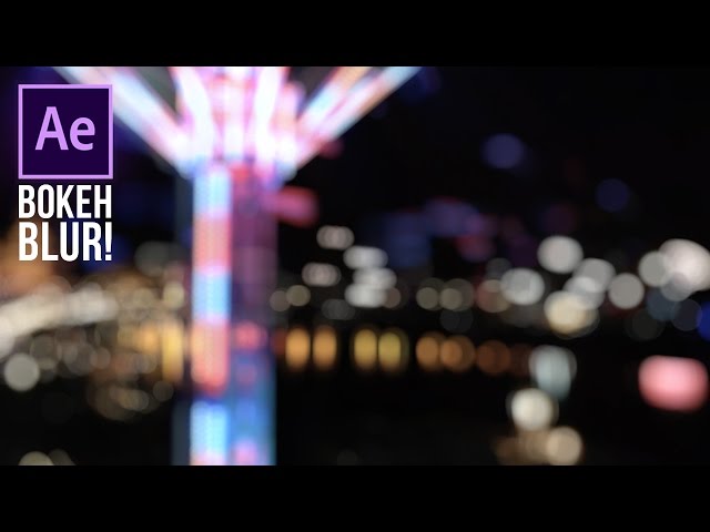How to create realistic BOKEH Blur & Focus Pull in Adobe After Effects (CC Tutorial)