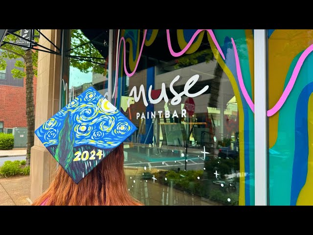 Graduate in Style: DIY Starry Night Graduation Cap Painting Tutorial
