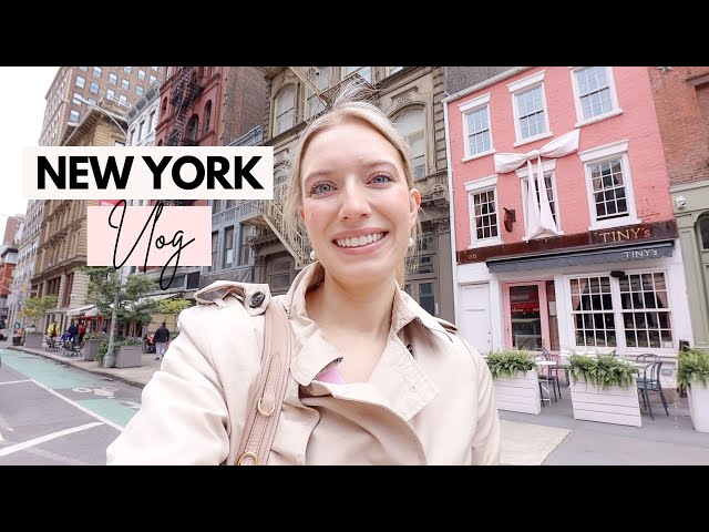 NEW YORK Weekend in my Life Vlog * Tiny's & The Bar Upstairs, Visiting the Tailor