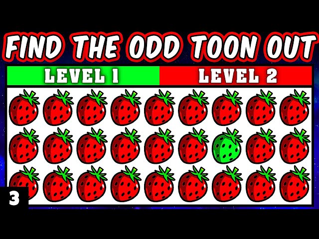 Find the Odd Toon Out | Emoji IQ Games Ep 3 | Odd One Out Puzzles | Concentration Games for Kids
