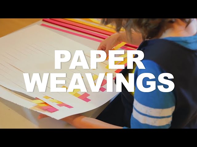 Create paper weavings. | Michelle Grabner | The Art Assignment
