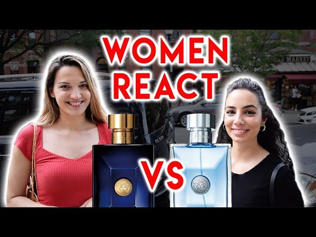 VERSACE DYLAN BLUE VS. VERSACE POUR HOMME (Women's Reactions to Fragrance/Cologne)