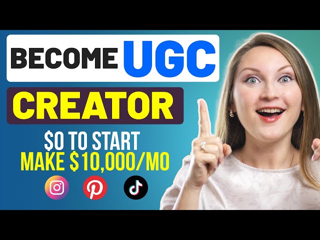 How to Become a UGC Content CREATOR and Make Money💰 (STEP-BY-STEP) What is UGC?
