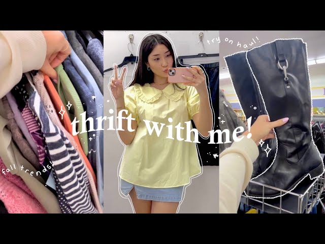 ✿THRIFT WITH ME✿ for autumn! (spending over $100 at Goodwill)