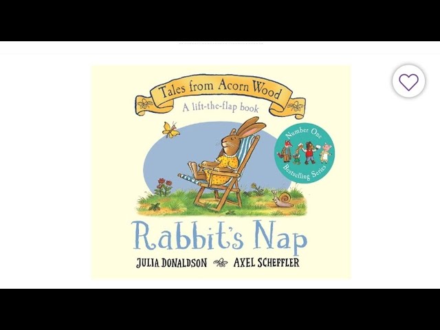 Rabbit's Nap by Julia Donaldson & Axel Scheffler Read Aloud Storytime Teacher Australian Accent
