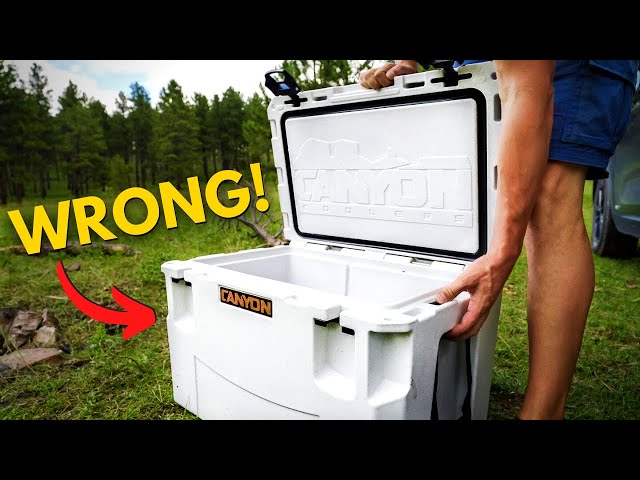 9 Mistakes EVERY new camper makes with their COOLER