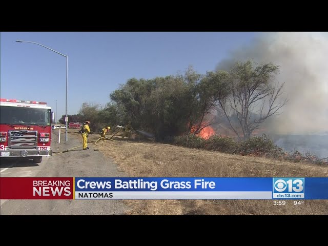 Crews Contain Grass Fire In North Natomas