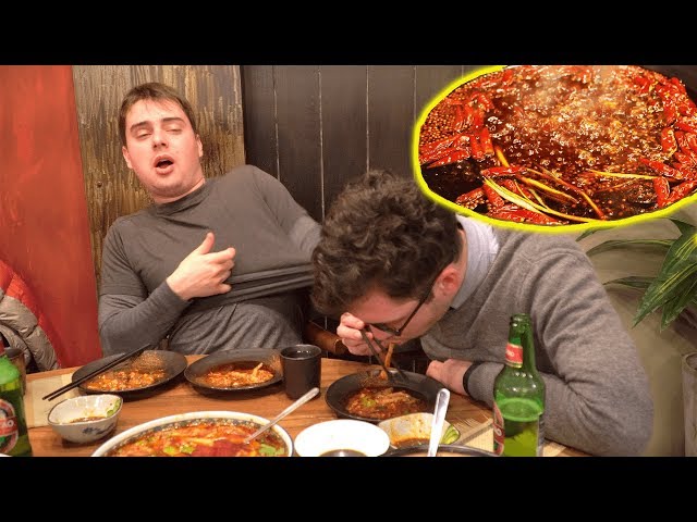White Guys Eat Very Spicy Chinese Food While Only Speaking Chinese