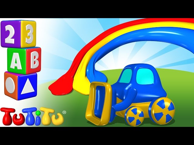 💛🧡💚Fun Toddler Colors Learning with TuTiTu Tractor toy💚💜💙  TuTiTu Preschool and songs🎵