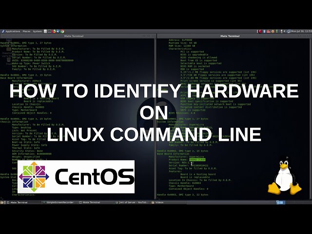 how to identify hardware on Linux command line