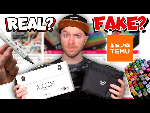 I Tested FAKE Temu Markers vs The REAL Originals...