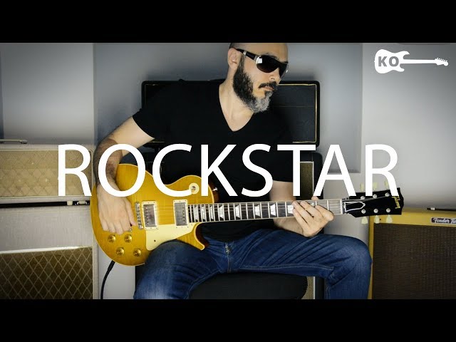 Post Malone - Rockstar - Electric Guitar Cover by Kfir Ochaion