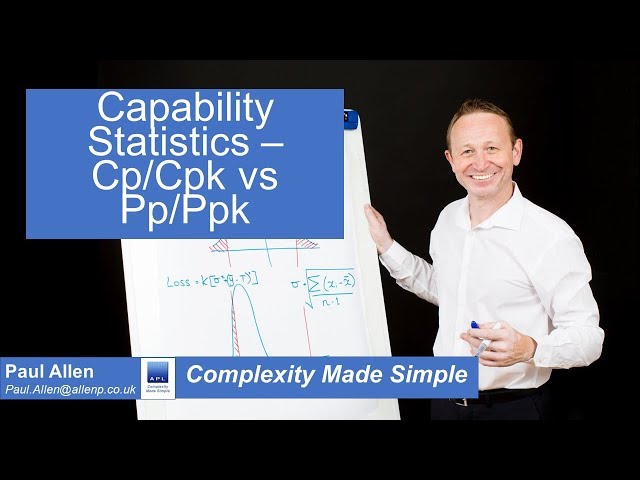 Capability Statistics - Cp/Cpk vs Pp/Ppk and Sigma level