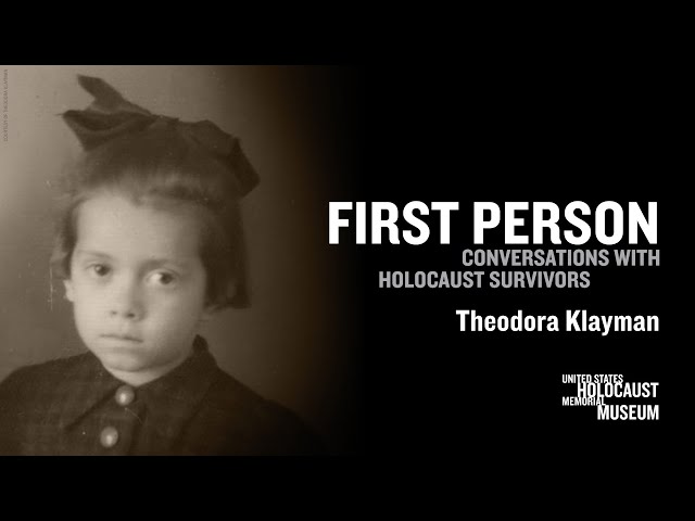 2024 First Person with Holocaust Survivor Theodora Klayman