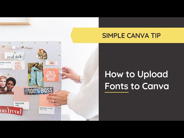 How to Upload Fonts to Canva (it's simple!!)