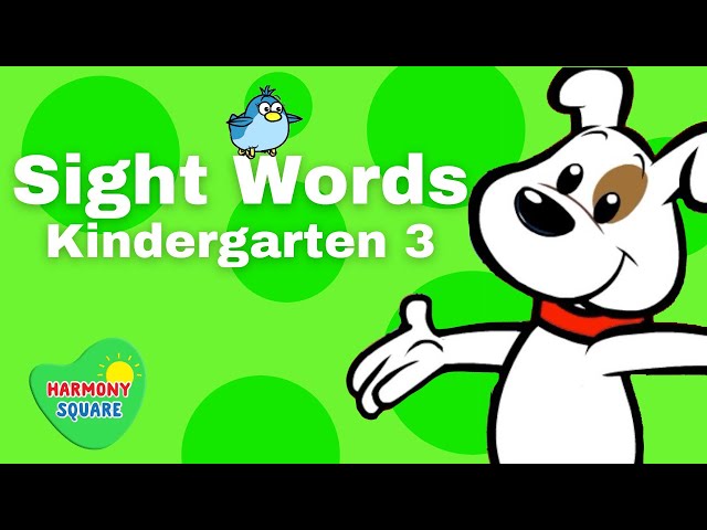 Sight Words for Beginning Reading | Kindergarten Sight Words Level 3 |  Beginning Reading Skills