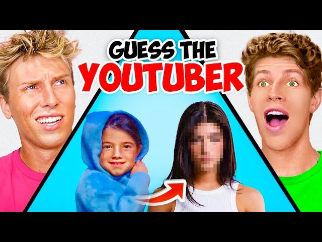 Guess The BABY YouTuber Challenge!