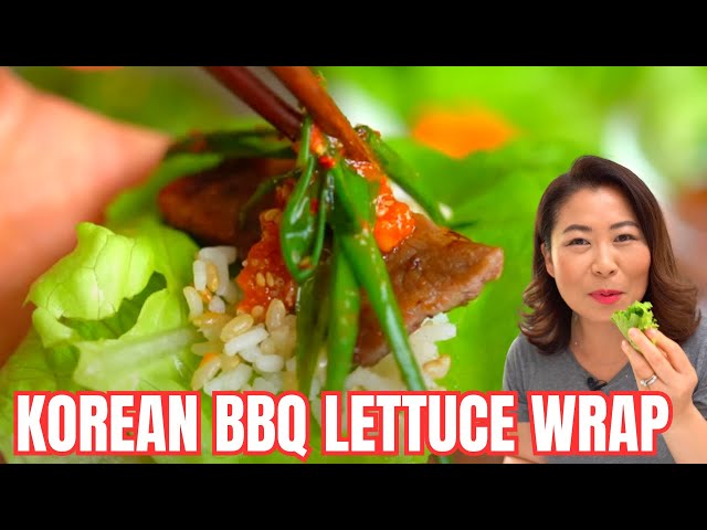How to make AUTHENTIC Korean BBQ Lettuce Wrap! Green Onion/Scallion Salad 너무 맛있어서 숨겨 놓고 몰래 먹는 파무침 2종