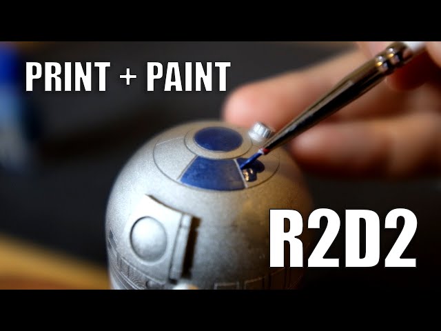Print and paint an R2-D2 with Nova3D Elfin