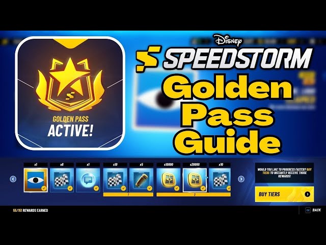 Everything You Need To Know About the Golden Pass!!! | Disney Speedstorm Guide