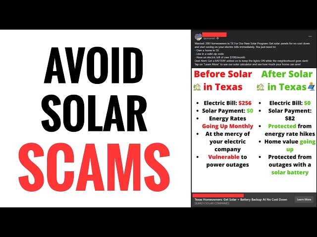 How To Avoid Solar Scams - Exposing Common Misleading Tactics & Lies In Solar Sales