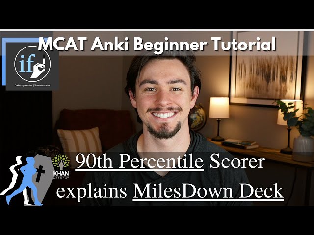 MileDown Anki + Khan Academy MCAT Tutorial || Using FREE MCAT Resources
