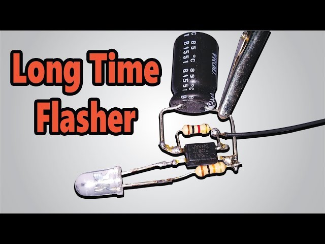How To Make LED Flasher Circuit (English Subtitles)