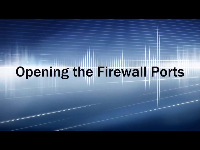 Opening Firewall Ports for the FreeIPA Server
