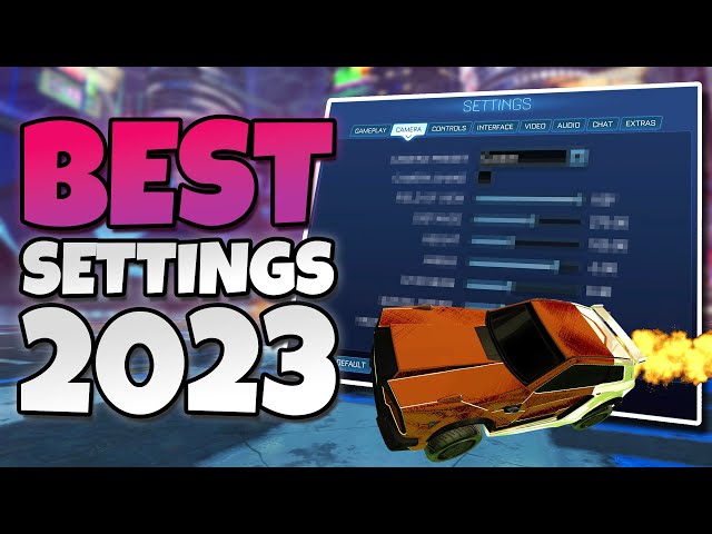 The BEST Rocket League SETTINGS For 2023 | Supersonic Legend Ranked 1's in Top50
