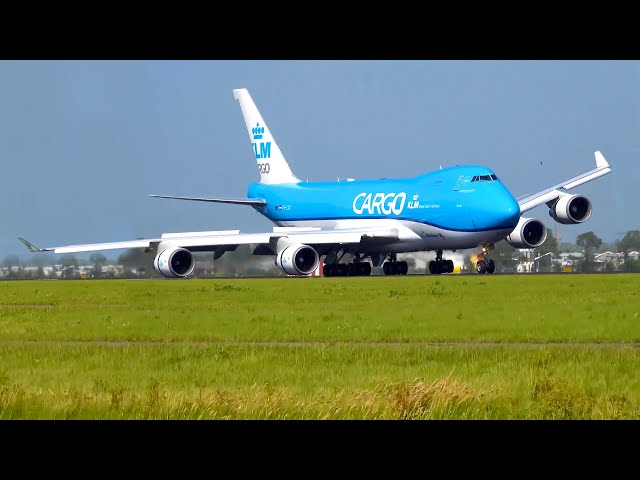 747 Crosswind Landing Goes Wrong