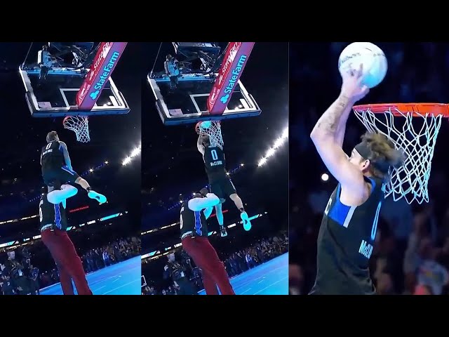 Mac McClung Jumps Over Shaq To win The Slam Dunk Contest 2024