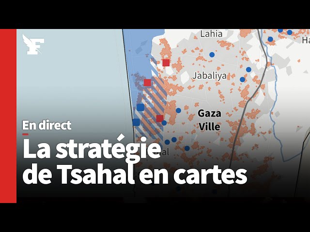 Conflit Hamas-Israël : la stratégie de Tsahal en cartes