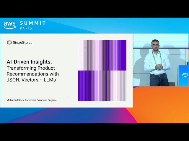 AWS Summit/Paris | AI-Driven Insights: Transforming Product Recommendations with JSON-Vectors-LLMs