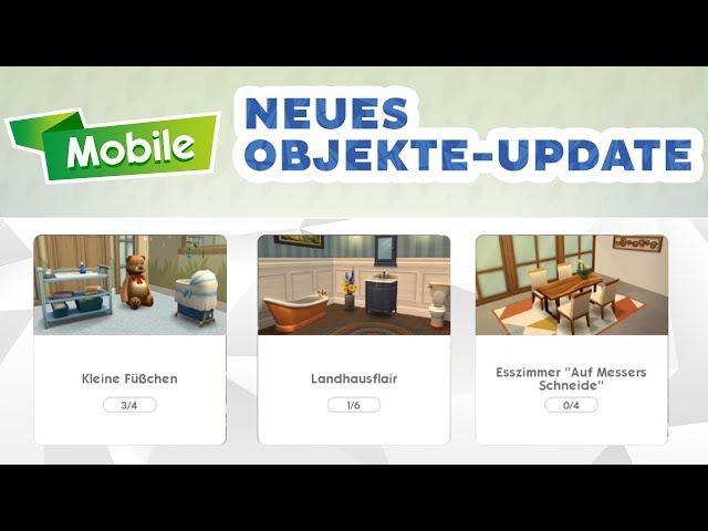 Die Sims: Mobile ● Neues Objekte-Update | sims-blog.de