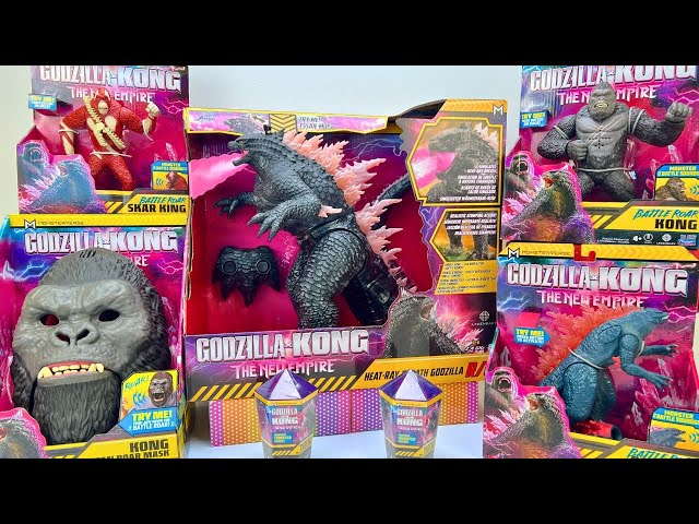 Godzilla X Kong Unboxing Review | Crazy RC Godzilla Spits Fire & Destroys | The New Empire