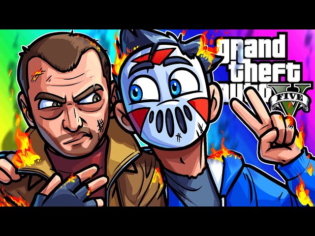GTA 5 Mods Funny Moments - Surviving a Chaos Mod in Liberty City?!
