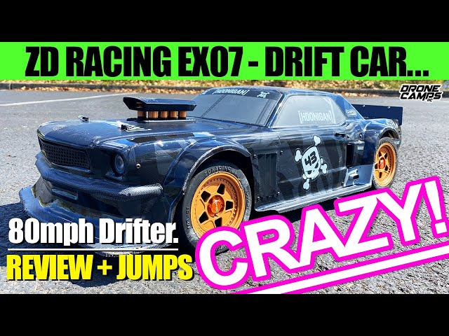CRAZY BEAST!!! - ZD Racing EX07 HOONIGAN 6S Drift Race Car - DRIFTING REVIEW, BASH, & JUMPS!